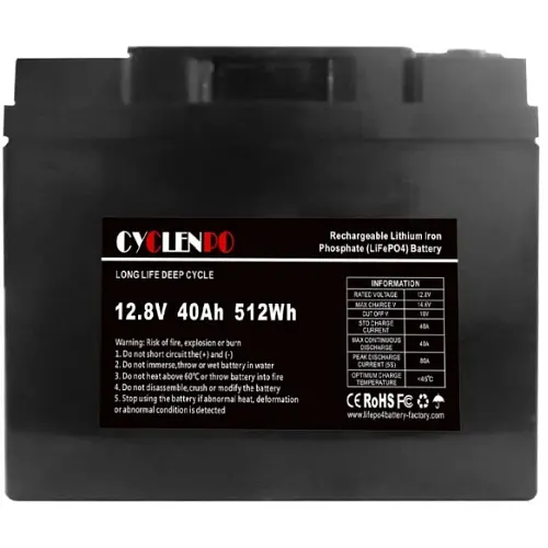 Акумулятор Cyclen 12.8V 40AH LiFePo4 - фото 4