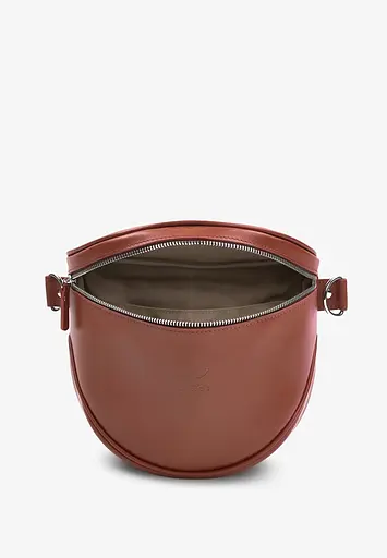 Шкіряна сумка поясна-кроссбоді Vacation світло-коричневий - фото 5