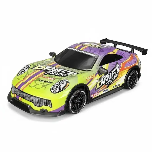 Радиоуправляемая машина DH 666-83 E-02, аккум. 7.4V, 2.4Ghz, 2 комплекта колес, противоударная, подсветка, Зеленая