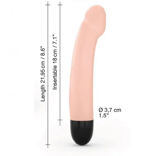 Вібратор для точки G Dorcel Real 2.0 22 см тілесний - фото 9