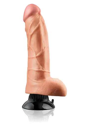 Реалістичний вібратор Real Feel Deluxe №5 20,3 см (тілесний) - фото 2