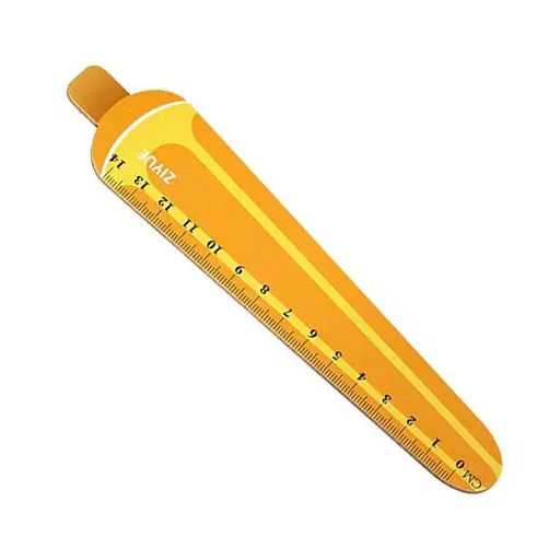 Лінійка дерев’яна фігурна Фрукти, 12 см