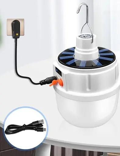 Лампа для кемпінгу з акумулятором — Solar JD 2022 - фото 1