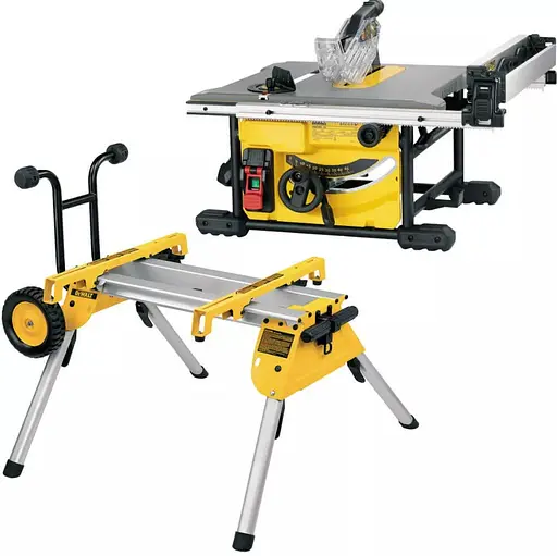 Пила настольно-циркулярная сетевая DeWalt + стол DWE7485RS - фото 1