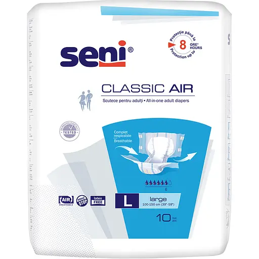 Підгузки для дорослих Seni Classic Air L 10 шт. - фото 1