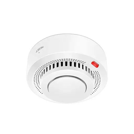Wi-Fi датчик дыма Tuya Smoke Detector с сиреной и оповещением на смартфон белый