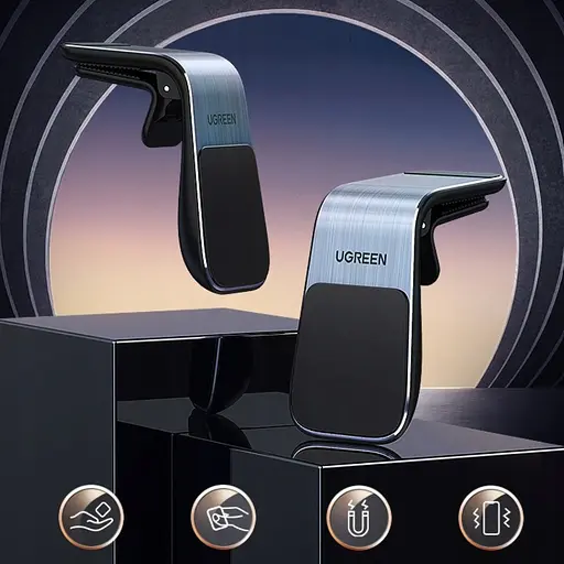 Крепление для телефонов Ugreen LP290 Magnetic Phone Holder 80712B - фото 3