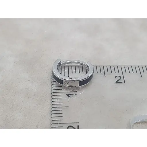 Золота моносережка Столична Ювелірна Фабрика з емаллю. 110653БЧЯ - фото 6