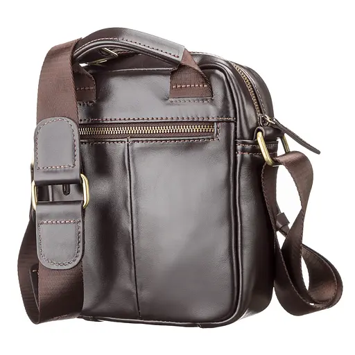 Сумка кожаная мужская SHVIGEL 18х21х7,5 см sum0012506 - фото 2