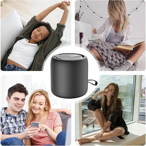 Аудіодинамік, персональні водонепроникні стереозвукові бездротові колонки F11 для подорожей із регуляторами низьких - фото 5