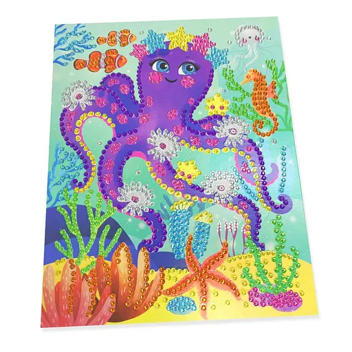 Набор для творчества бриллиантовая мозаика НТ-26 Симпатичный Осьминог