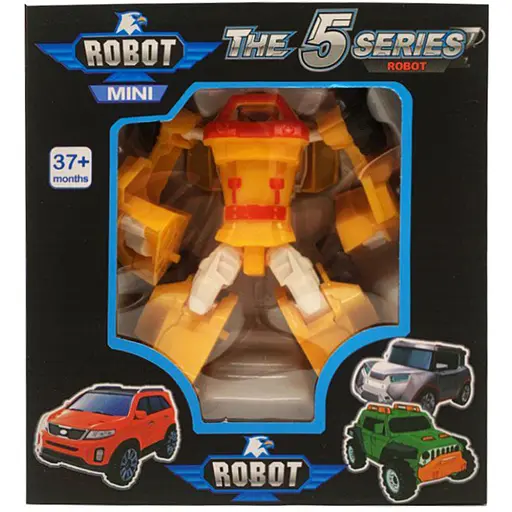 Трансформер транспорт Bambi Tobot пластик помаранчевий-1 W339-2