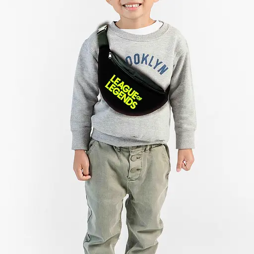 Сумка-бананка  "League of Legends" з принтом, 32х15см, дитяча, молодіжна (00055)