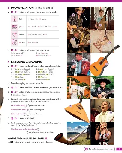 English File (4th Edition) Beginner Student's Book with Online Practice - фото 8