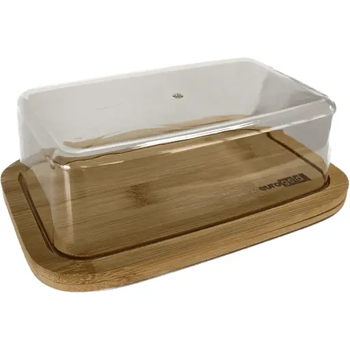 Бокс пищевой Eurogold с бамбуковой крышкой (19х12,5 см)