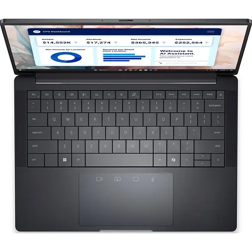 Ноутбук Dell 13 Pro 13 13.3" QHD+ Touch, Intel U7 268V, 32GB, F512GB, UMA, Win11P, чорний (BTO208PA13250UA_W11P) - фото 4