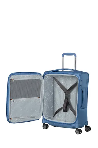 Чемодан Samsonite RE-LITE CAPRI 55 см BLUE 55x40x22(25) KQ8*01005 - фото 2