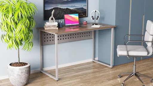 Компьютерный стол Ferrum-decor Майк 75x100x60 серый ДСП Дуб Сонома Труфель 16мм (FRD-101769) - фото 4