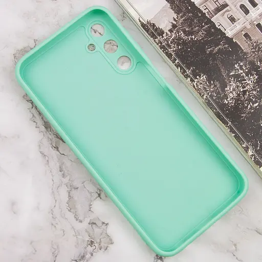 Силіконовий чохол Candy Full Camera для Samsung Galaxy A24 4G Зелений / Menthol - фото 3