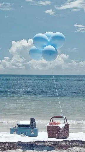 Шарик воздушный латексный 30 см (100) макарун синий, IDEA7-DL-022 - фото 6