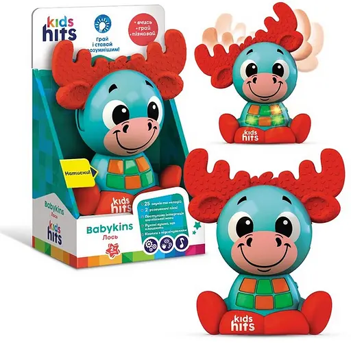 Интерактивно музыкальная игрушка "Волшебные зверята Лось" Kids Hits KH10/001 - фото 1