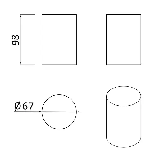 Склянка для ванної кімнати RJ Wroclaw RJAC024-04BL чорний матовий - фото 2
