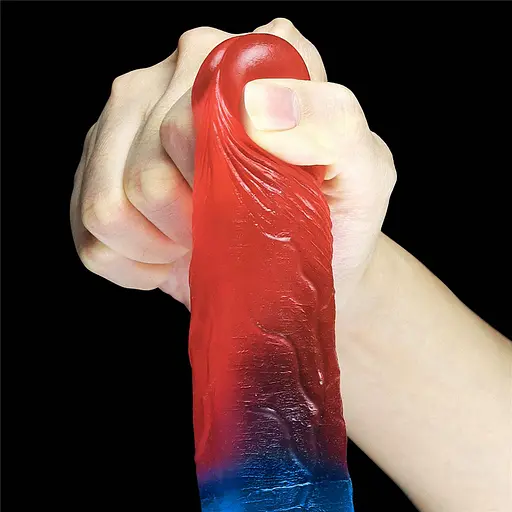 Фалоімітатор LoveToy Dazzle Studs 7" 17,5 см (мульти) - фото 14