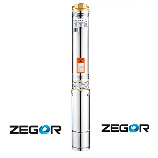 Насос глибинний відцентровий Zegor 4SDM408-0,55 кабель 8 м + ремкомплект 30412 - фото 2