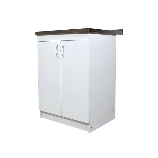 Кухонна тумба з накладною мийкою в комплекті ЛДСП 60х50х83 см Біла ( 52867-0113)