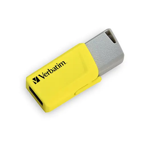 USB флеш накопитель Verbatim 3x16 ГБ Store 'n' Click Red/Blue/Yellow USB 3.2 (49306) - фото 3