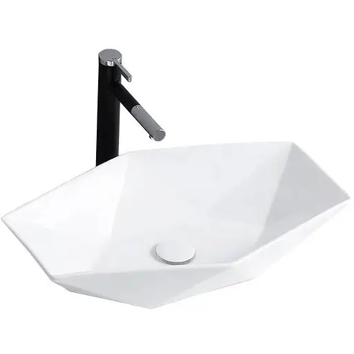 Умывальник Rea Vegas накладной белый REA-U6643, Белый - фото 1