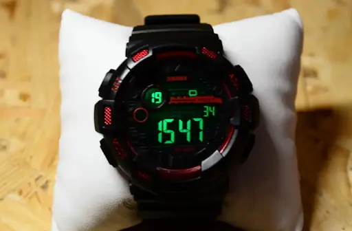 Мужские наручные часы Skmei Champion 1243A Черный с красным - фото 7