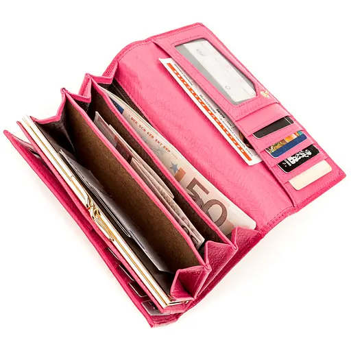 Жіночий шкіряний гаманець (S9001B) Boston 17.5х10х3.5 см acs0015653 - фото 4