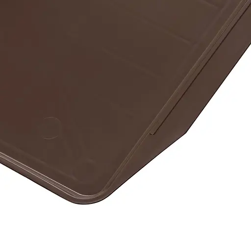 Прямокутний піднос з ручками 48.5 x 35.5 см поліпропілен, Полімет Коричневий 85601 - фото 2