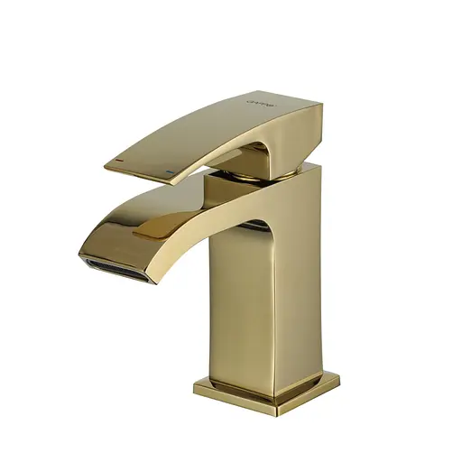 Змішувач для умивальника Gappo G1007-3 Золотий - фото 1