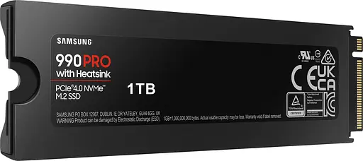Накопичувач SSD Samsung m.2 NVMe 1TB SSD 990 PRO Series (MZ-V9P1T0GW) - фото 4