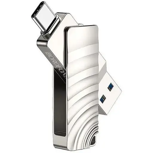 Флеш накопичувач подвійний - USB3.0 і Type-C - Borofone BUD3 128GB - фото 1
