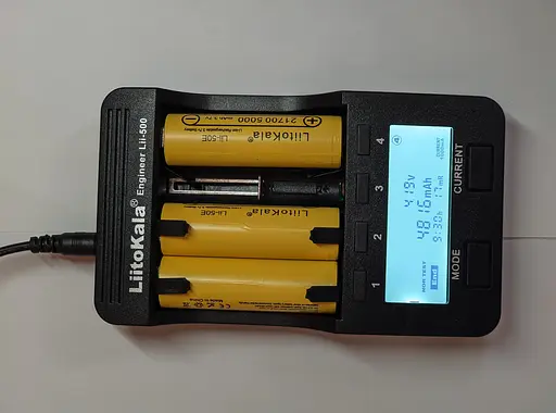 Аккумулятор Liitokala 21700 Lii-50Е 3.7V 5000mAh с выводами под пайку (Желтый) - фото 4