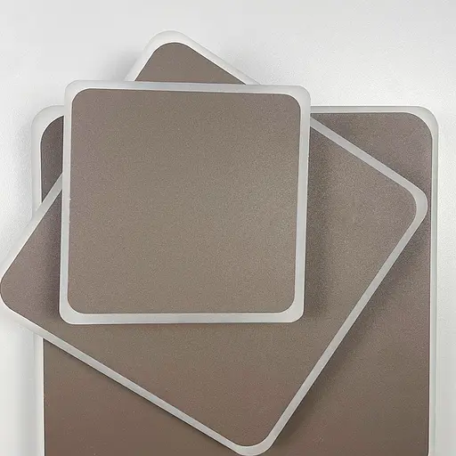 Квадратний коричневий LED світильник-трансформер 26х26 см | Арт. 8663/3F CF (квадрат) | Line F - фото 5