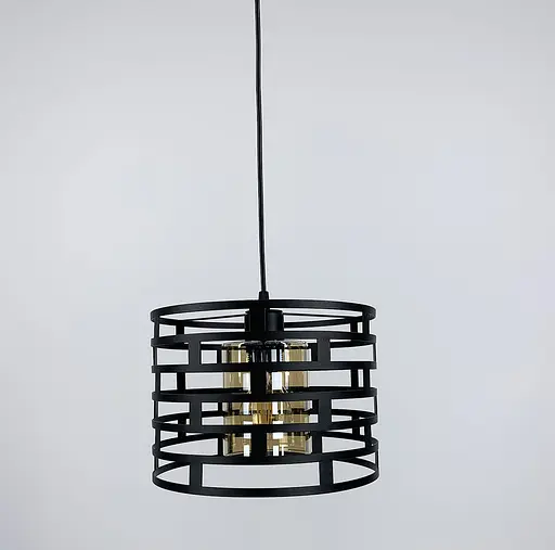 Підвісний світильник з металевим заокругленим каркасом Line.F 12716/1 - фото 6