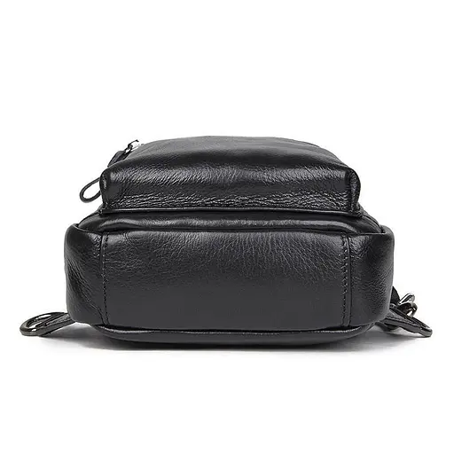 Рюкзак кожаный на одно плечо John McDee 33х16,5х5,5 см sum0026674 - фото 7