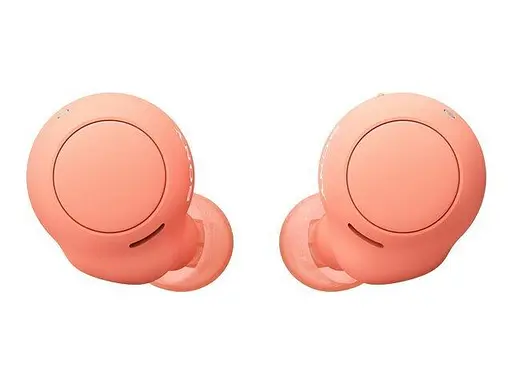 Наушники беспроводные Sony WF-C500 стереогарнитура в кейсе (WFC500D.CE7) оранжевые - фото 3