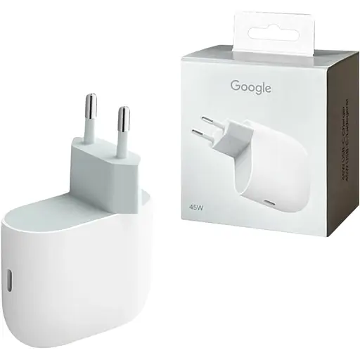 Мережевий зарядний пристрій Google Pixel 45W USB-C White (GA05732-EU) [136944] - фото 4