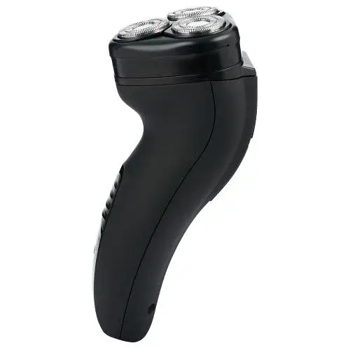 Электробритва Новый Харьков НХ-8527 Fanat Black, 6W, роторная, сухое бритье, двойные лезвия, повторение контуров лица, индикатор работы/включения, триммер для висков - фото 2