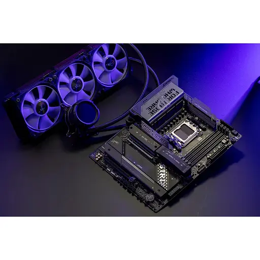 Материнская плата Asus Rog Strix X870E-E Gaming WIFI sAM5 X870E 4xDDR5 M.2 HDMI WiFi BT ATX - фото 4