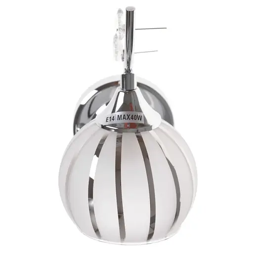 Бра Brille LK-248W/1 направленного света настенное накладное с выключателем E14 CH - фото 2