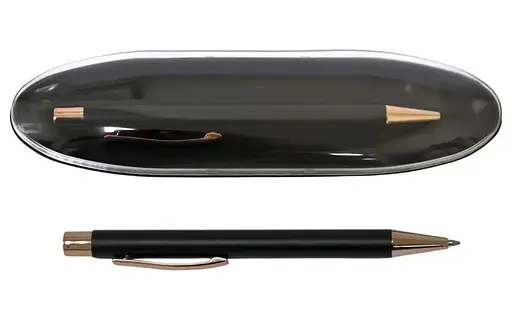 Ручка шариковая подарочная A-PLUS, синее чернило, металлический корпус, в пластиковом футляре, A-924(947)