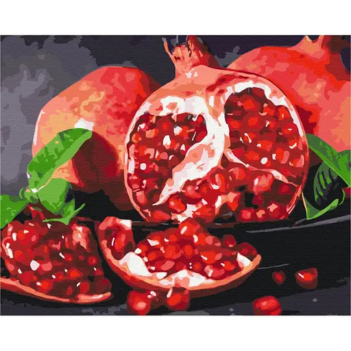 Картина по номерам "Вкусный гранат" Brushme BS32215, 40х50 см - фото 1