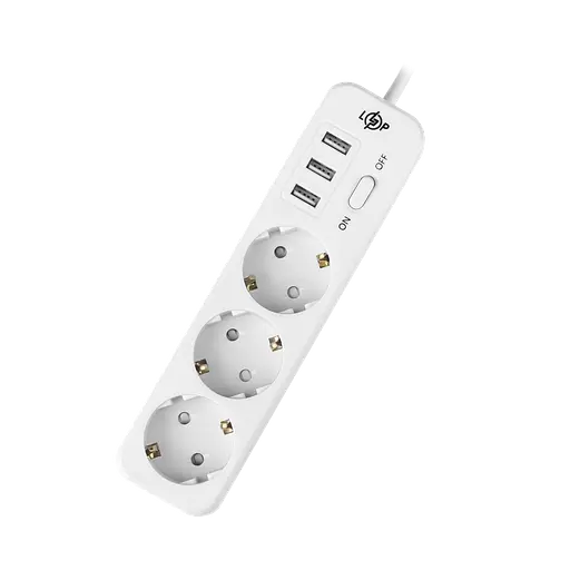 Мережевий фільтр PREMIUM LP-X3 USB 4 м White (2200 Вт) - фото 3