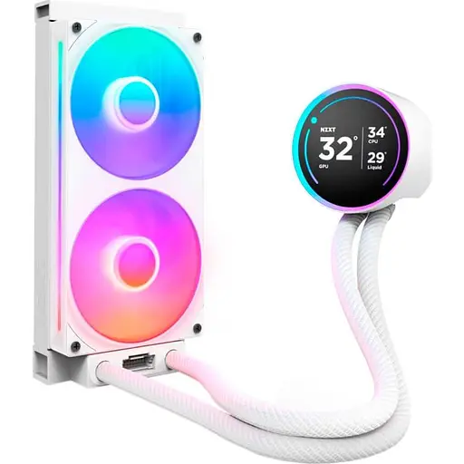 СВО NZXT Kraken Elite 240 RGB White (RL-KR24E-W2) - фото 2